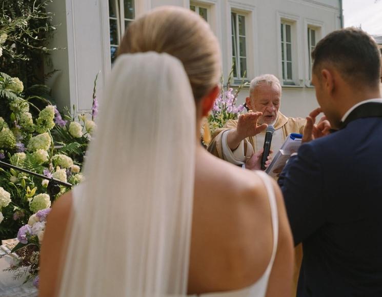 Mariage Palais de Zolowin Varsovie prètre