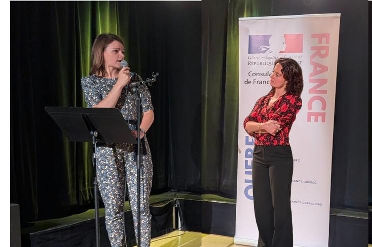 Marie Lapierre et Emma Yves