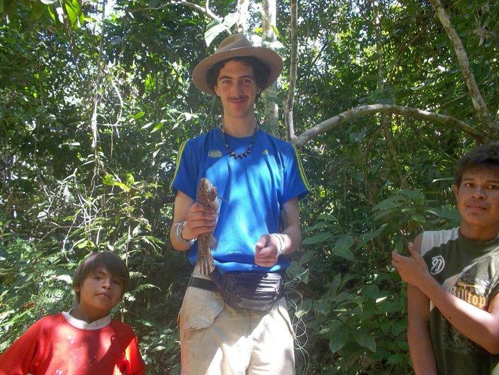 Maxime Chaury, Boursier Zellidja pour étudier la culture indigene en amazonie Péruvienne, en 2011