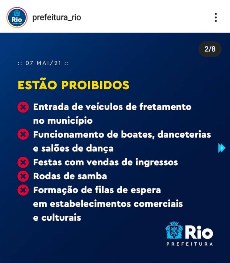 Nouvelles mesures de restriction à Rio