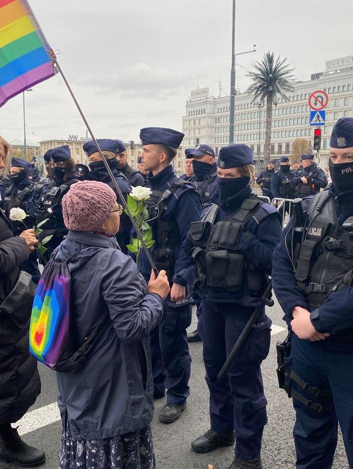 Militante LGBTQI+ Varsovie