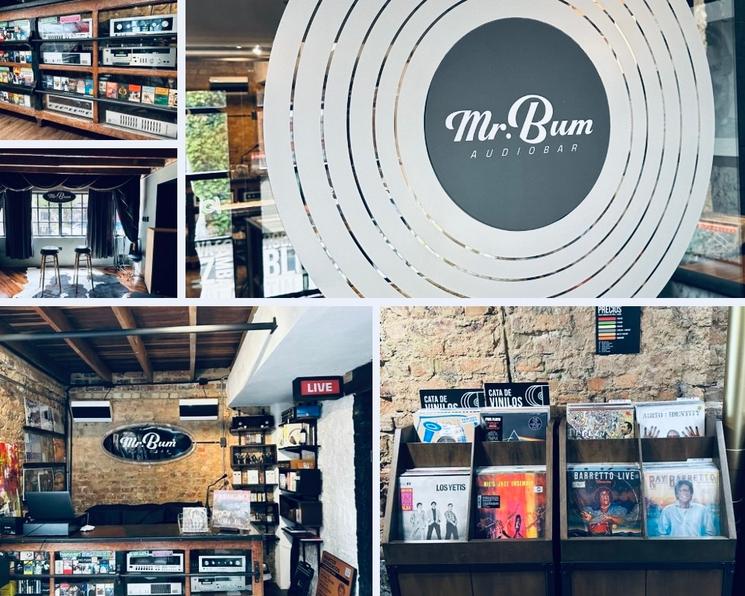 Photo Mr.Bum vinyles, matériel audio, salle de concert, bar