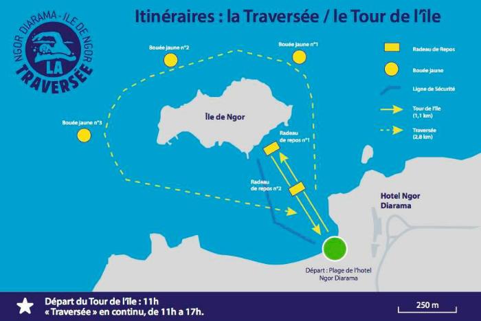 Traversée Dakar Sénégal Ngor Île Nage Natation