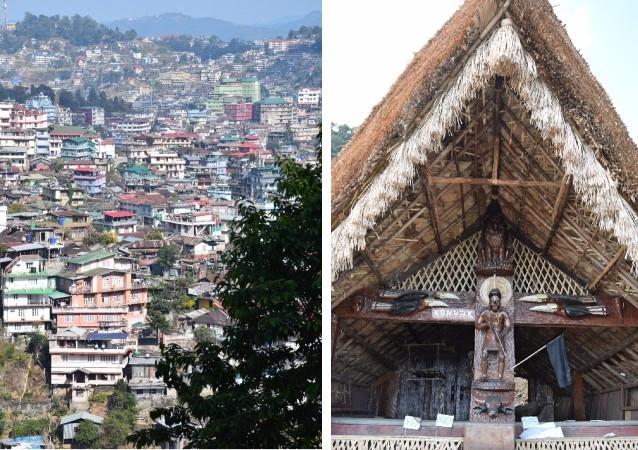 Kohima capitale du Nagaland au nord est de l'Inde