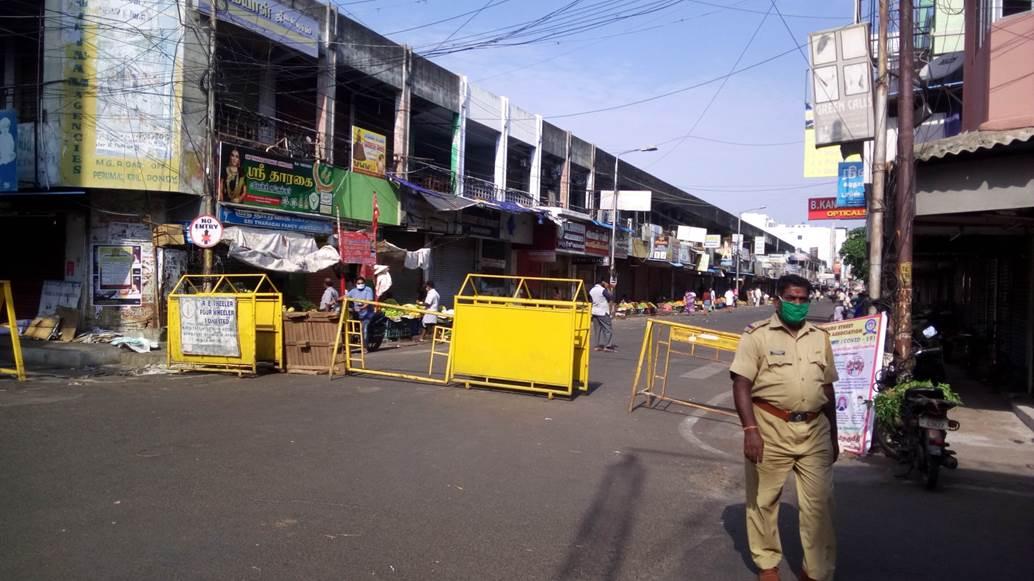 nehru street pondichéry confinement lockdown