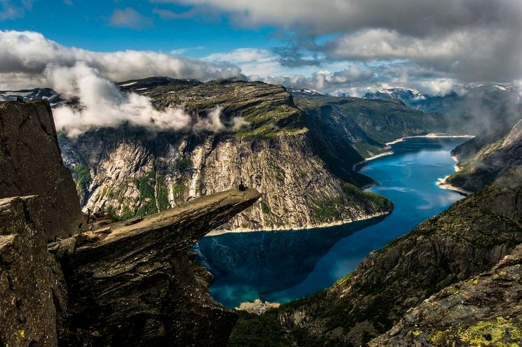 Photo d'un paysage en Norvège