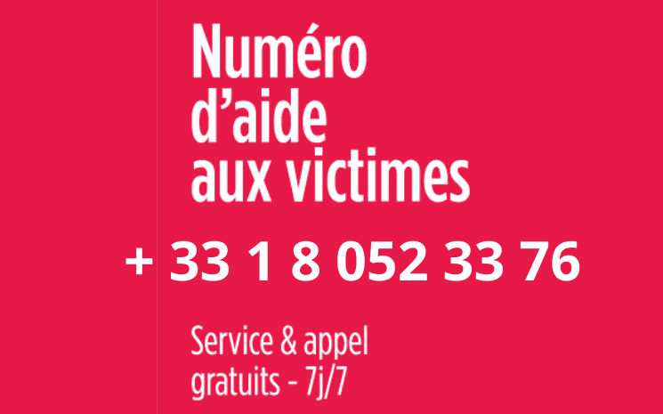 Numéro aide aux victimes