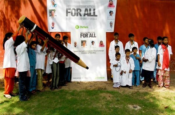 une opération d'Oxfam en Inde