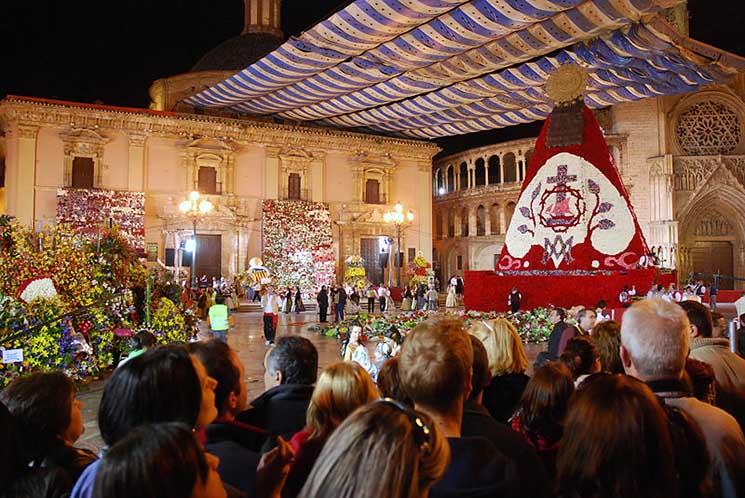 Ofrenda Virgen Fallas