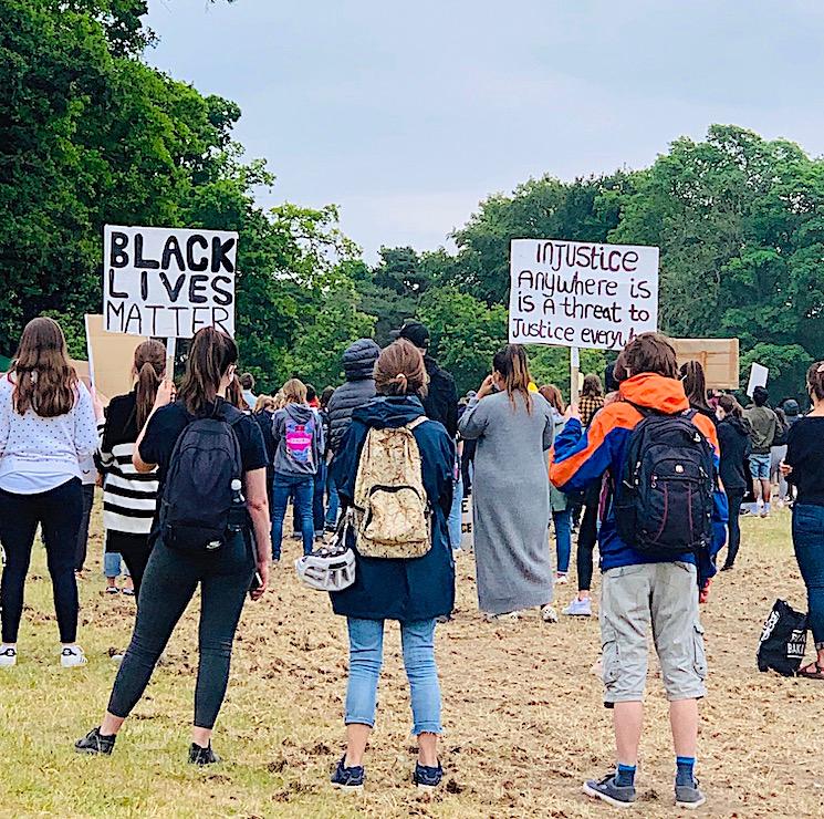 Oxford manifestation Black Lives Matter