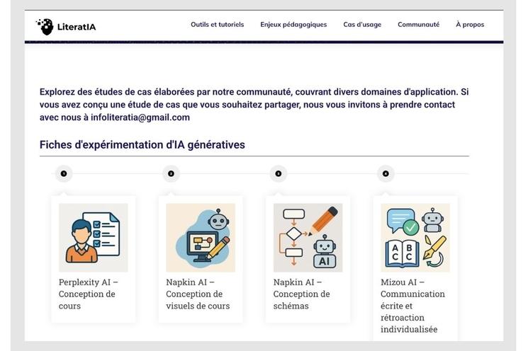Capture d'écran de LiteratIA