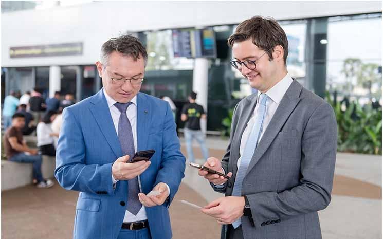 Paiement numérique du stationnement  ABA Bank associe à Cambodia Airports