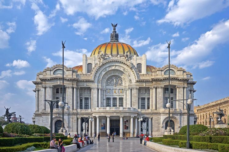 Le palais des Beaux Arts à Centro, Mexico