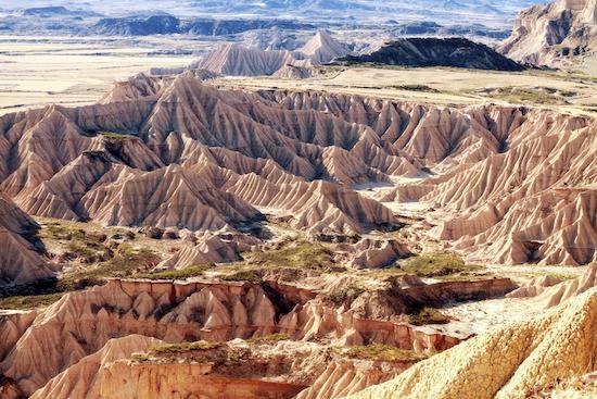 Parc naturel de Bardenas en Navarre 