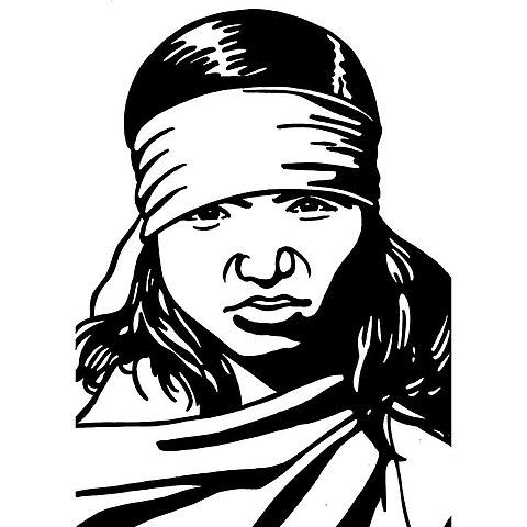 Dessin représentant Phoolan Devi