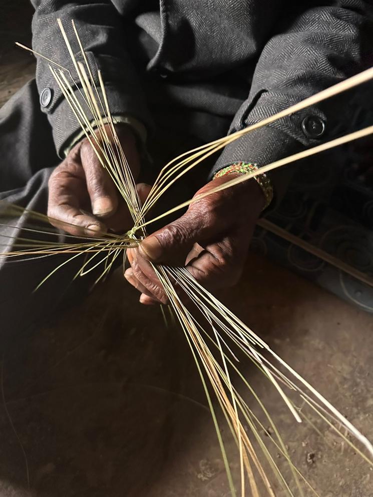 Fabrication de chapeaux au Lesotho