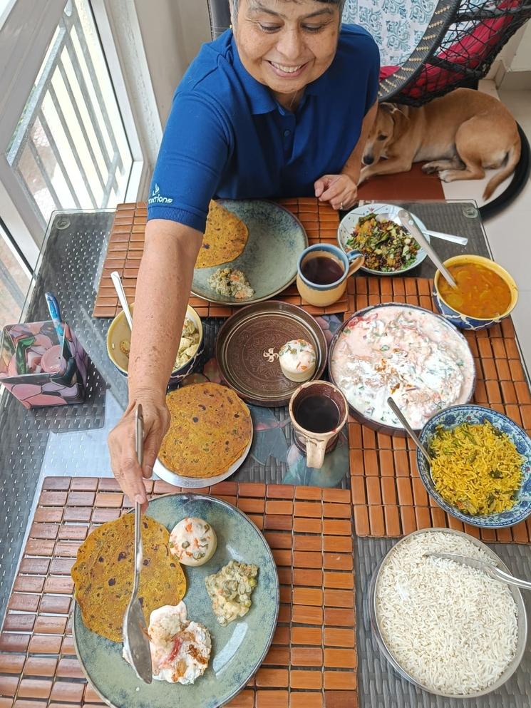 petit déjeuner varié chez le chef dominique fieux