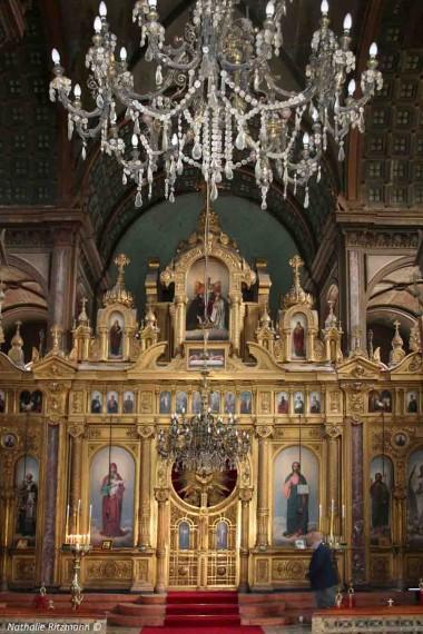      Une iconostase de toute beauté orne l'église Saint-Etienne des Bulgares à Istanbul