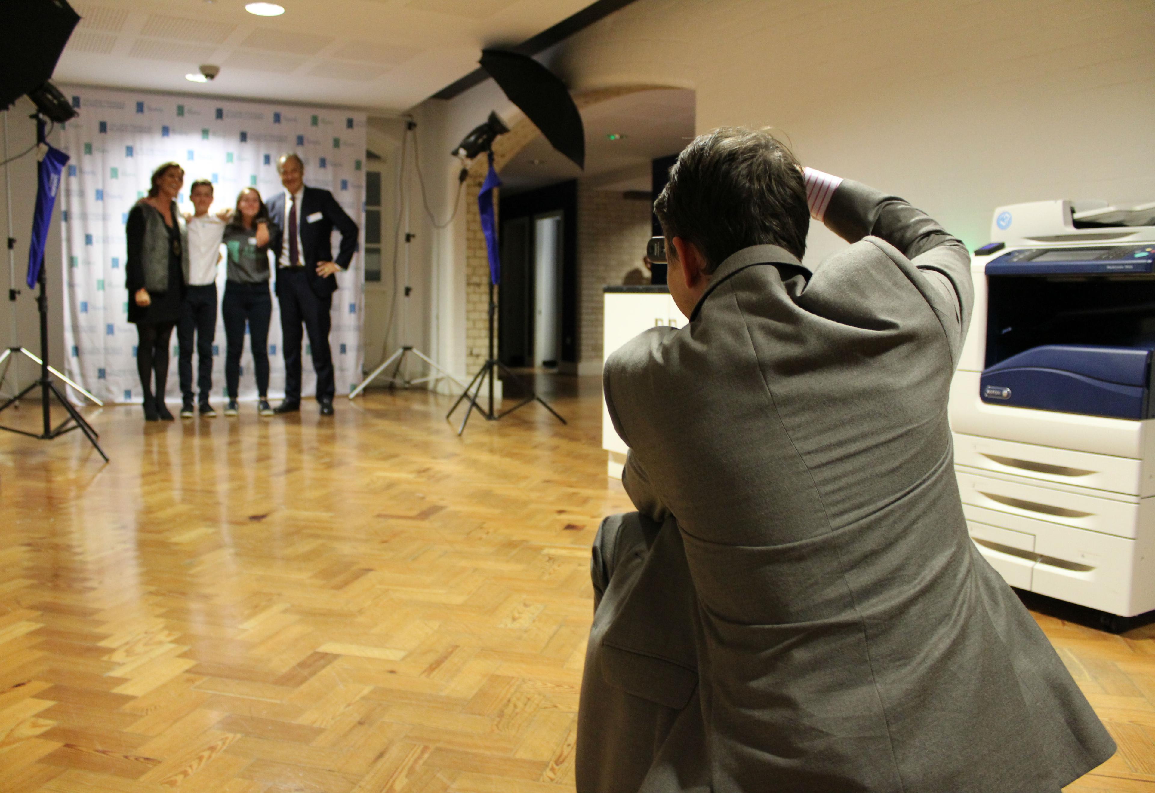 photocall - élèves - parents - cfbl