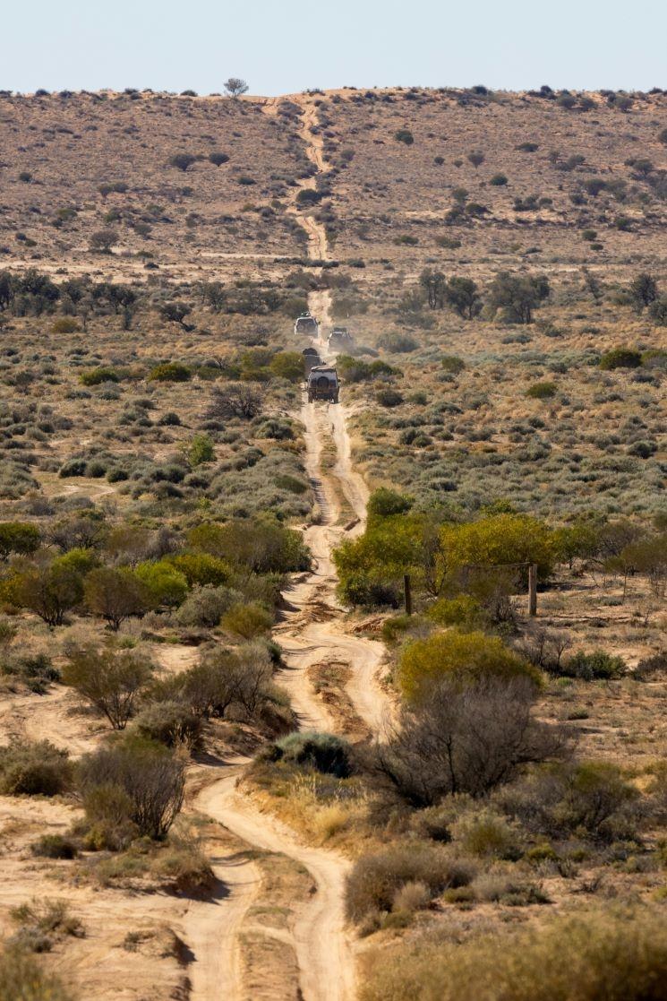 Une piste en Australie