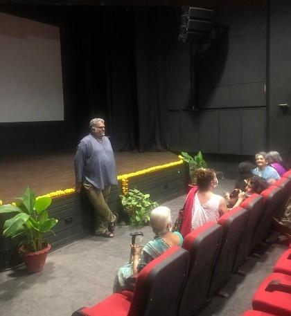 Sachin Kundalkar à l'Alliance Française de Pondichéry