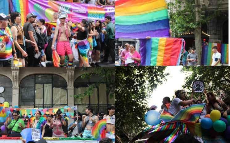 Plusieurs argentins célébrant la pride 2024 à Buenos Aires