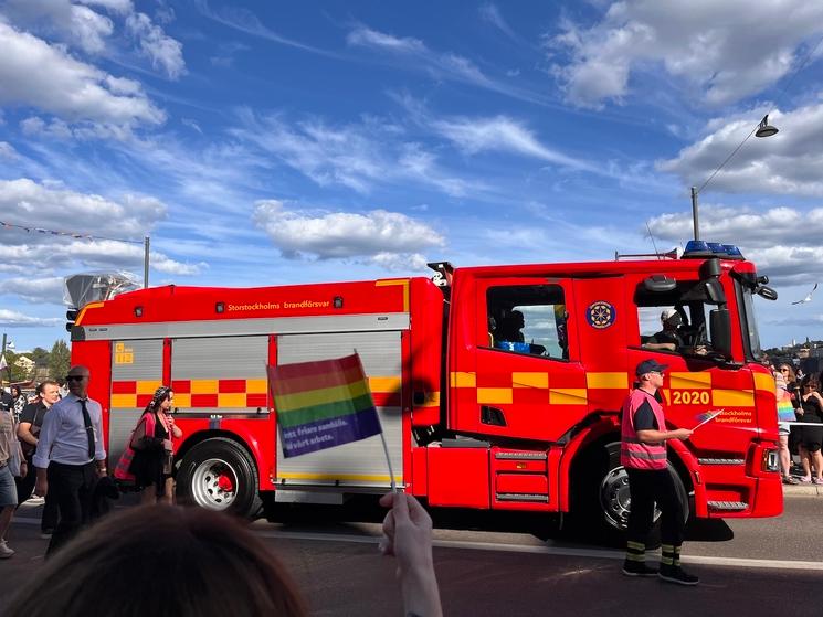 Pride Stockholm Pompiers