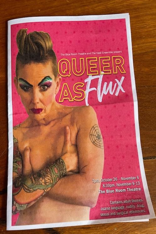 Queer as flux au Blue room theatre