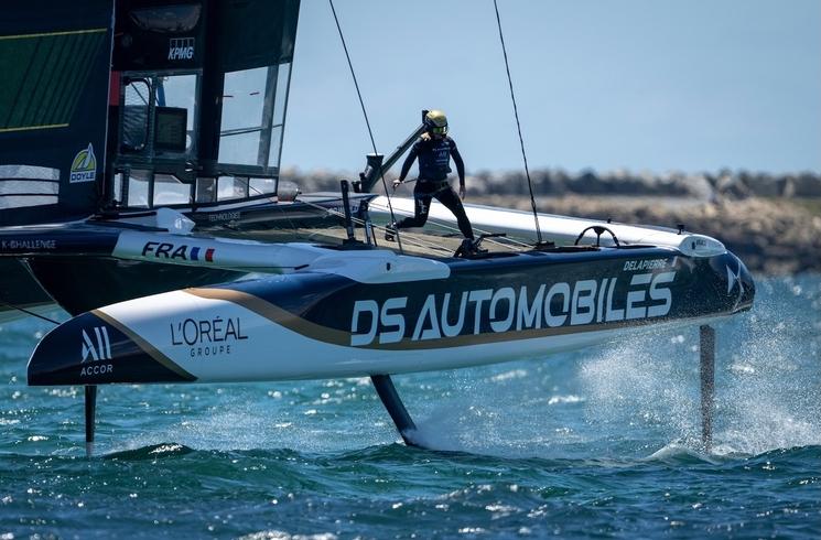 bateau euipe de france sail gp vue de pres