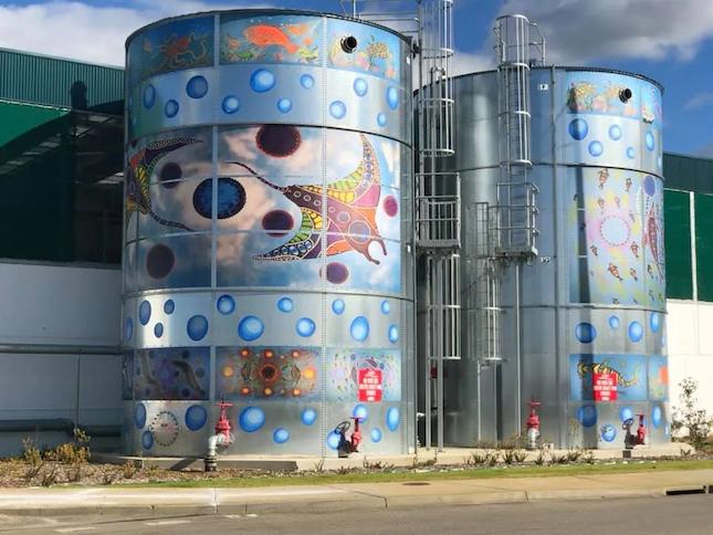 Water tank in Albany