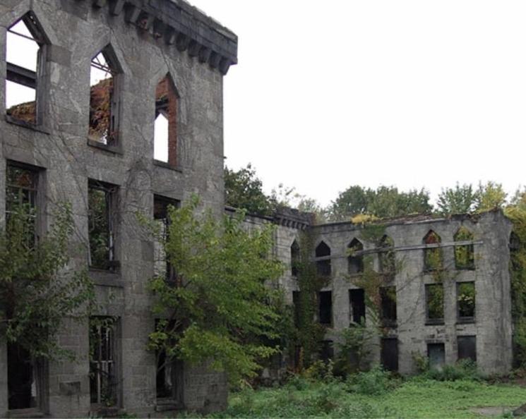 Emblématique ruine de Rosevelt Island