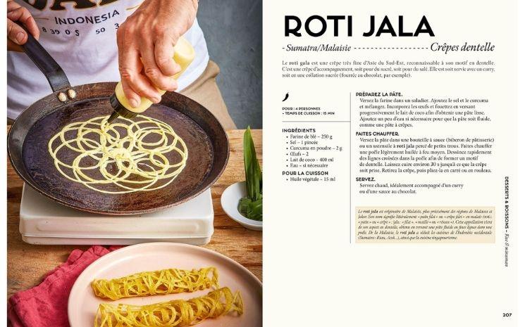 Chacun y retrouvera son plat favori qu’il s’agisse des incontournables rendang, satay, soto ayam, bakso… mais aussi tempeh, martabak, dadar gulung, kolak pisang.