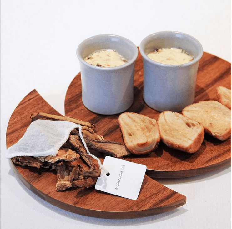 Sabayon de Ceps et Brioche