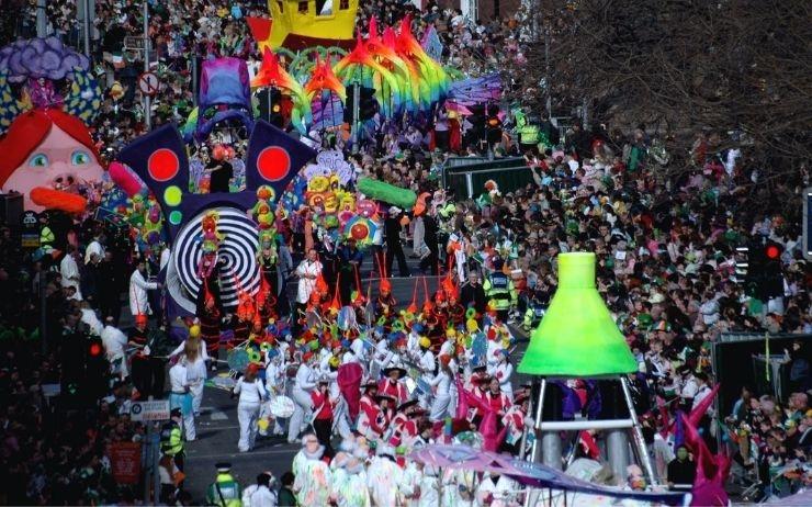 parade de la Saint Patrick en Irlande