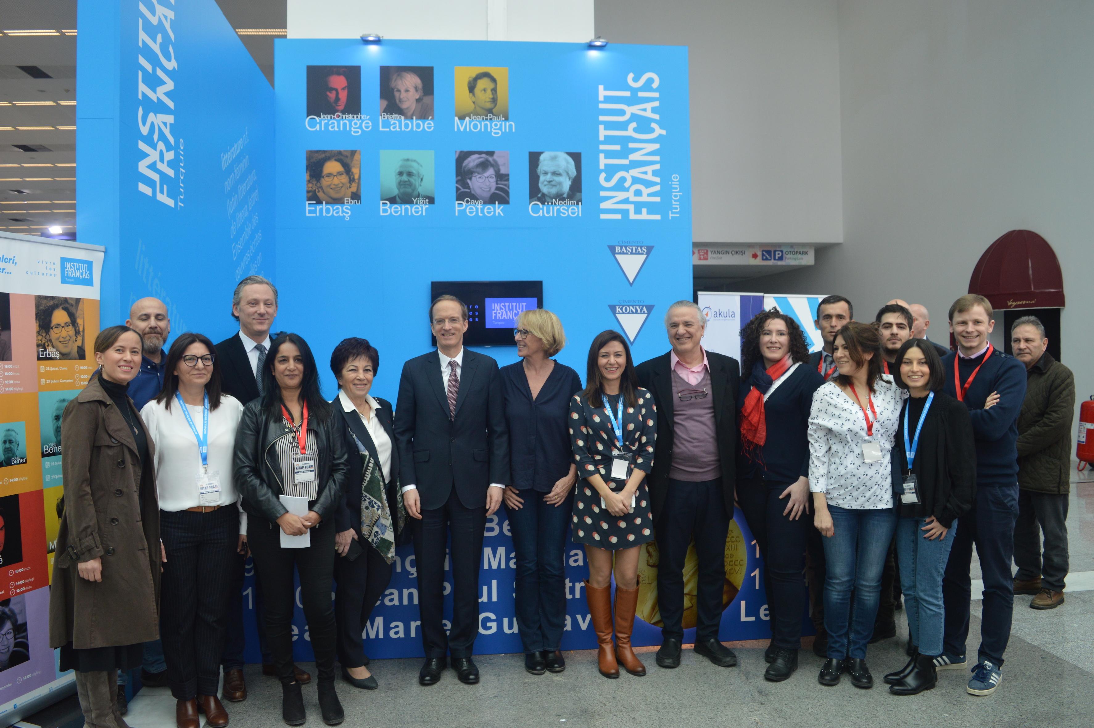 Salon du Livre à Ankara, avec S.E.M Charles Fries, en mars 2020