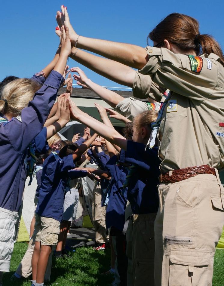 Des scouts en pleine activité dans la Bay Area