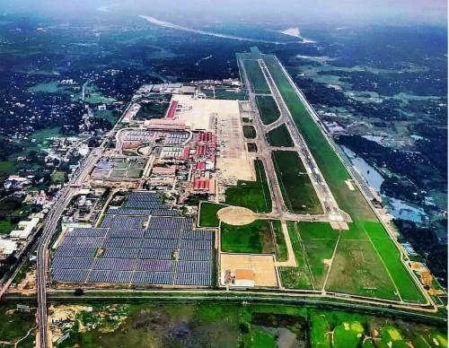 Inde Cochin Kochi aeroport solaire