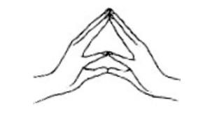 Mudra yoga doigts position