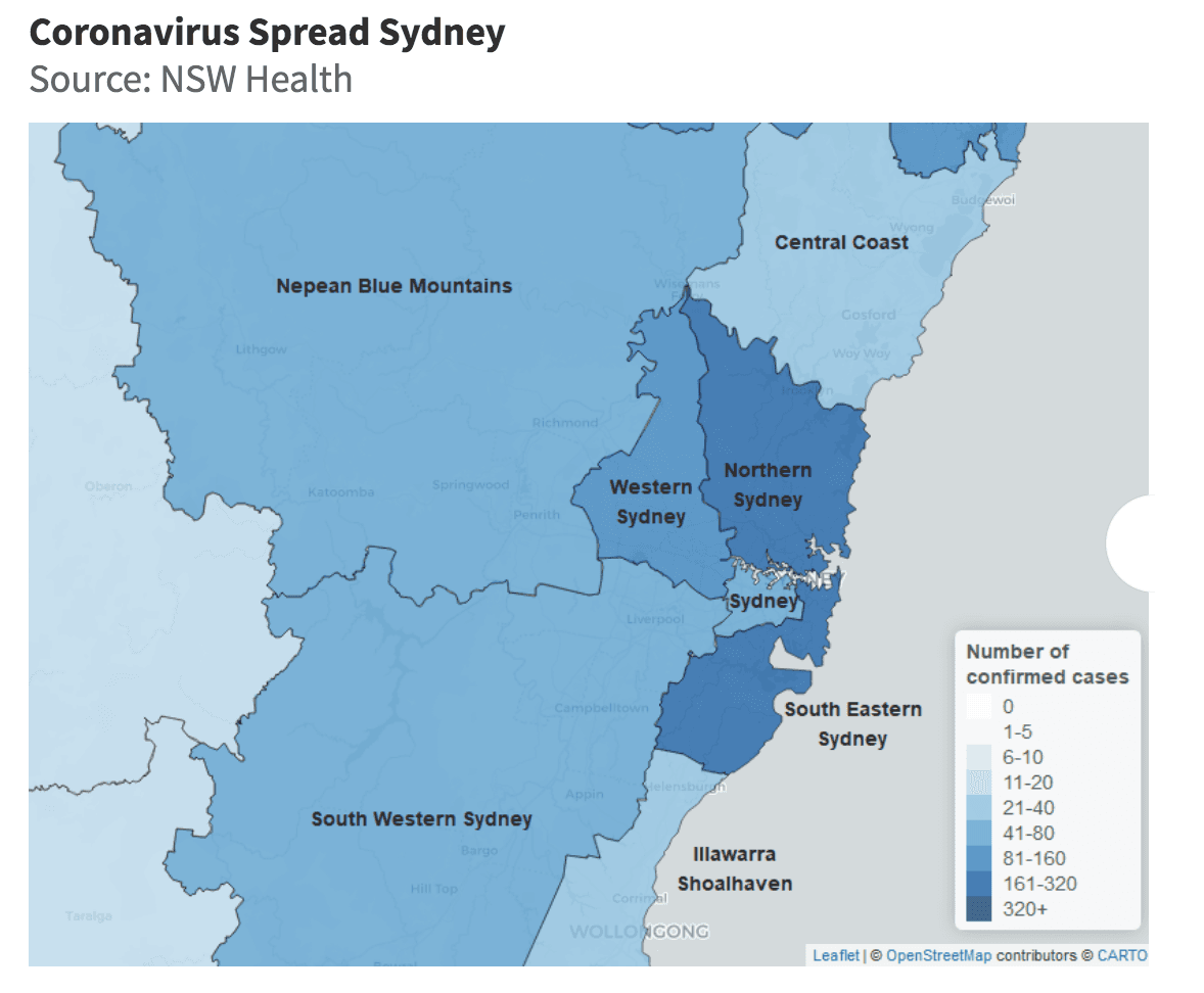 coronavirus sydney