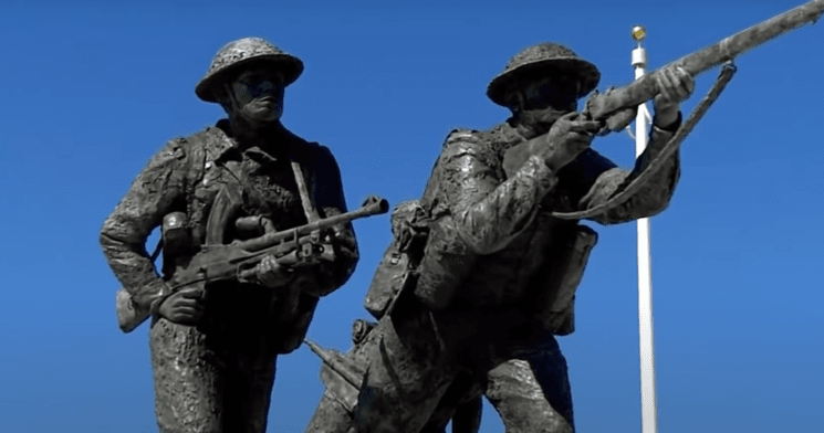 Statues de soldats britanniques tombés pour la liberté