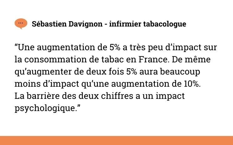 le prix tabac pas assez dissuasif en France, selon le tabacologue Sébastien Davignon