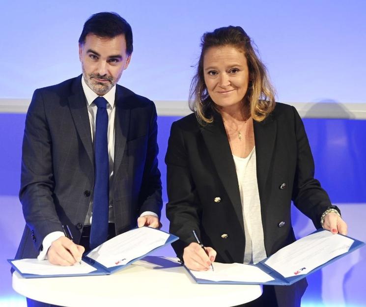 Signature de la convention avec Olivia Grégoire