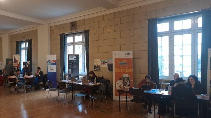 Quelques stands sur le salon "s'expatrier mode d'emploi"