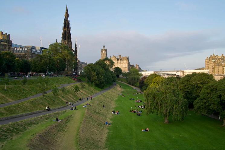 Princes Street Gardens Angleterre 