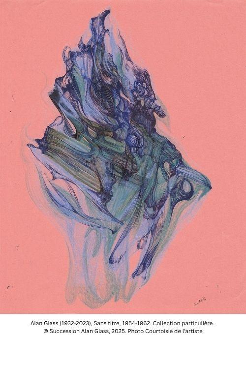 Alan Glass dessin au stylo bille