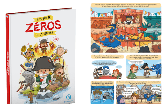 les super zéros, une bande dessinée historique délirante ! 