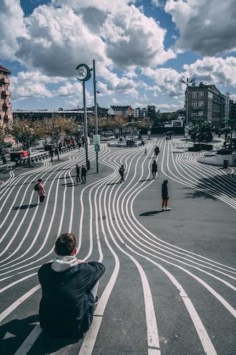 Superkilen à Nørrebro Copenhague 