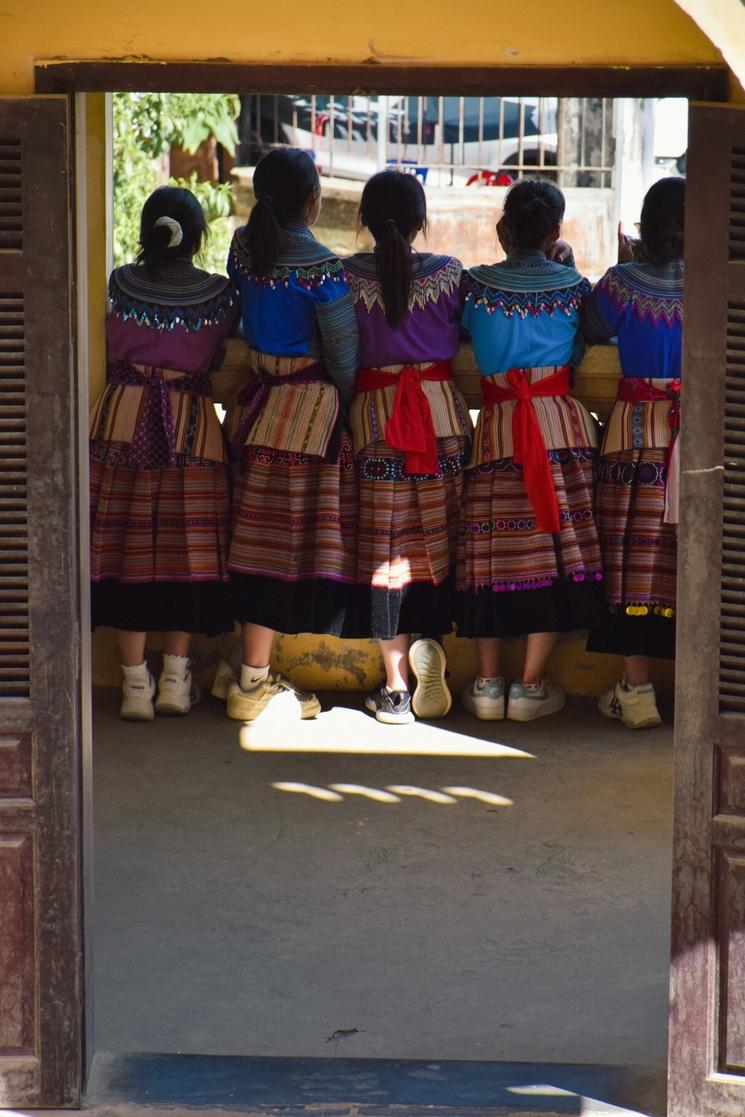 les danseuses du nord du Vietnam en coulisses 