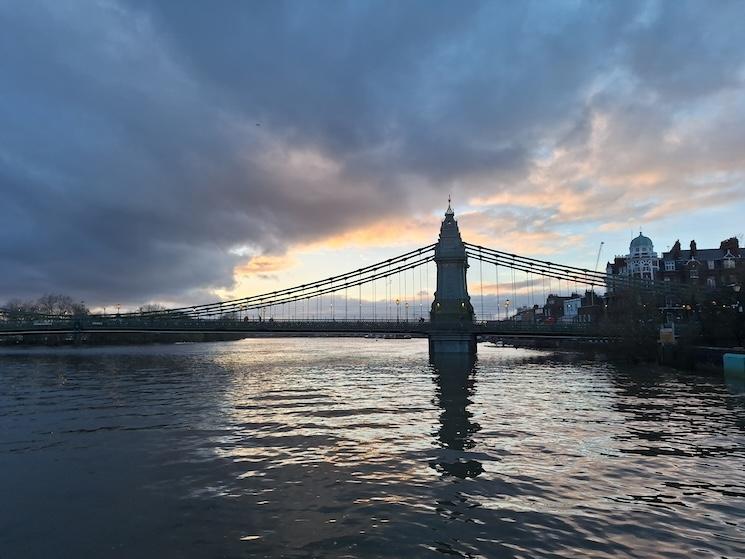 Les bords de la Tamise à Hammersmith