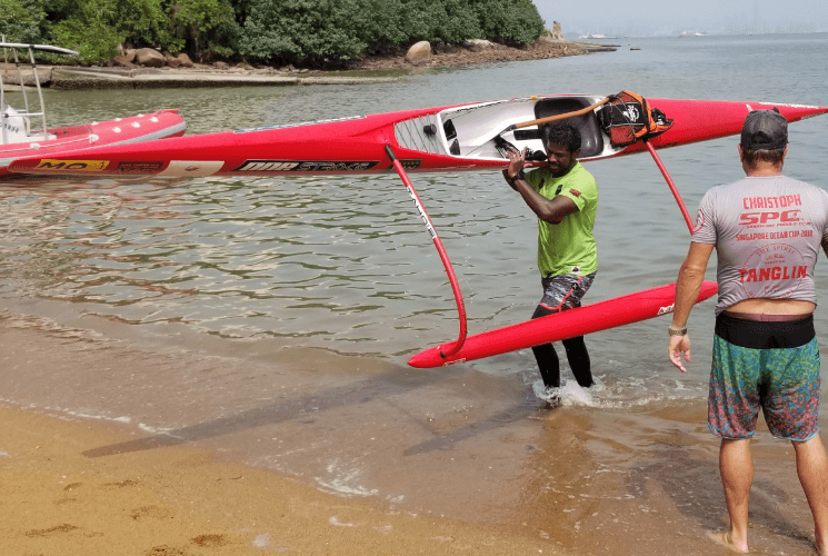 Course à la rame Lantau